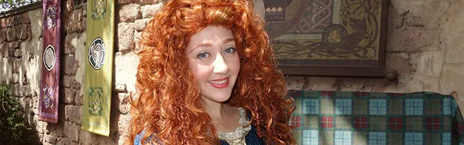 Merida Magic Kingdom meet and greet KennythePirate