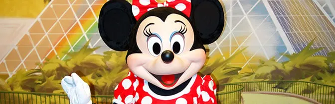 Minnie Mouse Epcot meet and greet