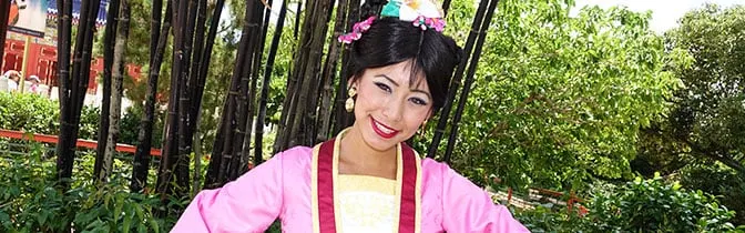 Mulan Epcot meet and greet KennythePirate