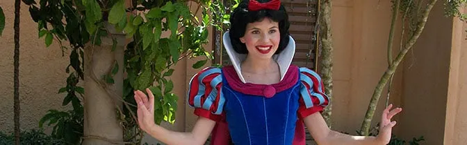 Snow White Epcot meet and greet KennythePirate