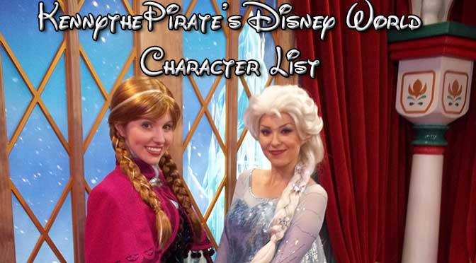 Disney World Character Locations