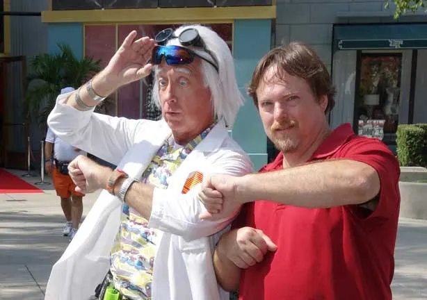 Doc Brown at Universal Studios 2012