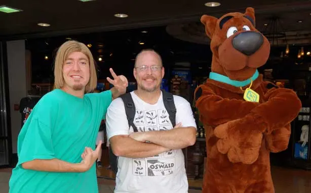 Shaggy and Scooby at Universal Studios 2012