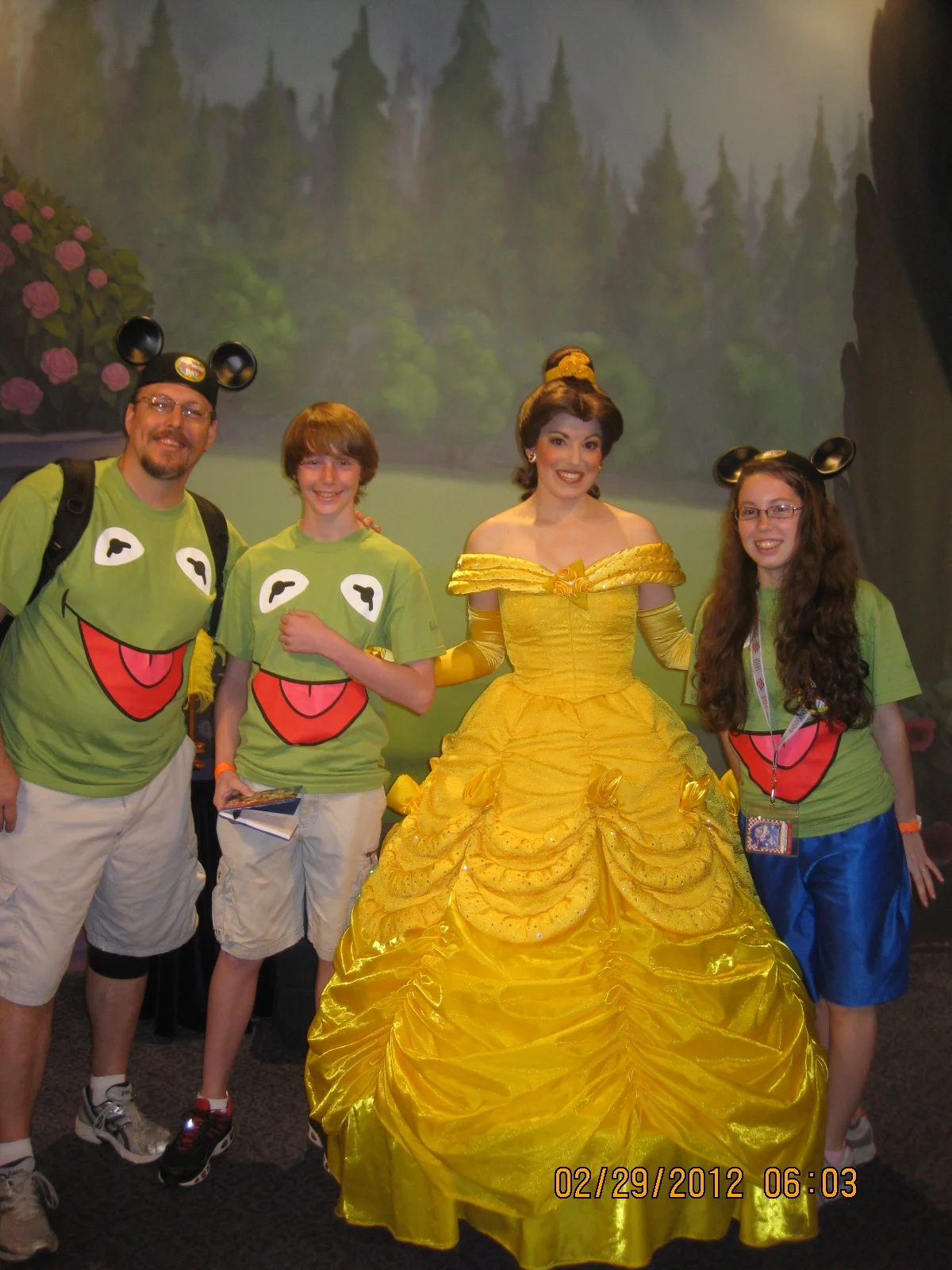 Belle at Town Square Theater in Magic Kingdom 2012