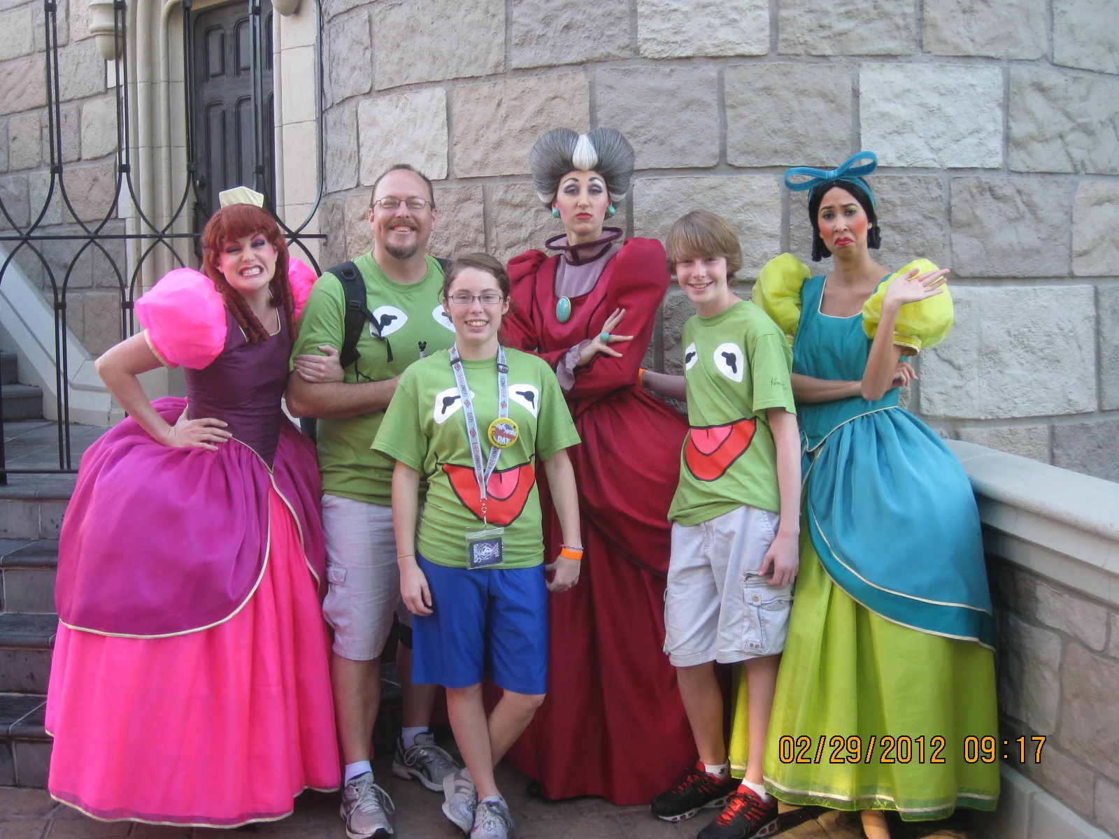 Anastasia, Drizella and Lady Tremaine Magic Kingdom 2012