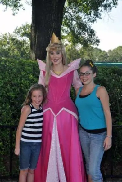 Aurora (Sleeping Beauty)  in France at Epcot 2012