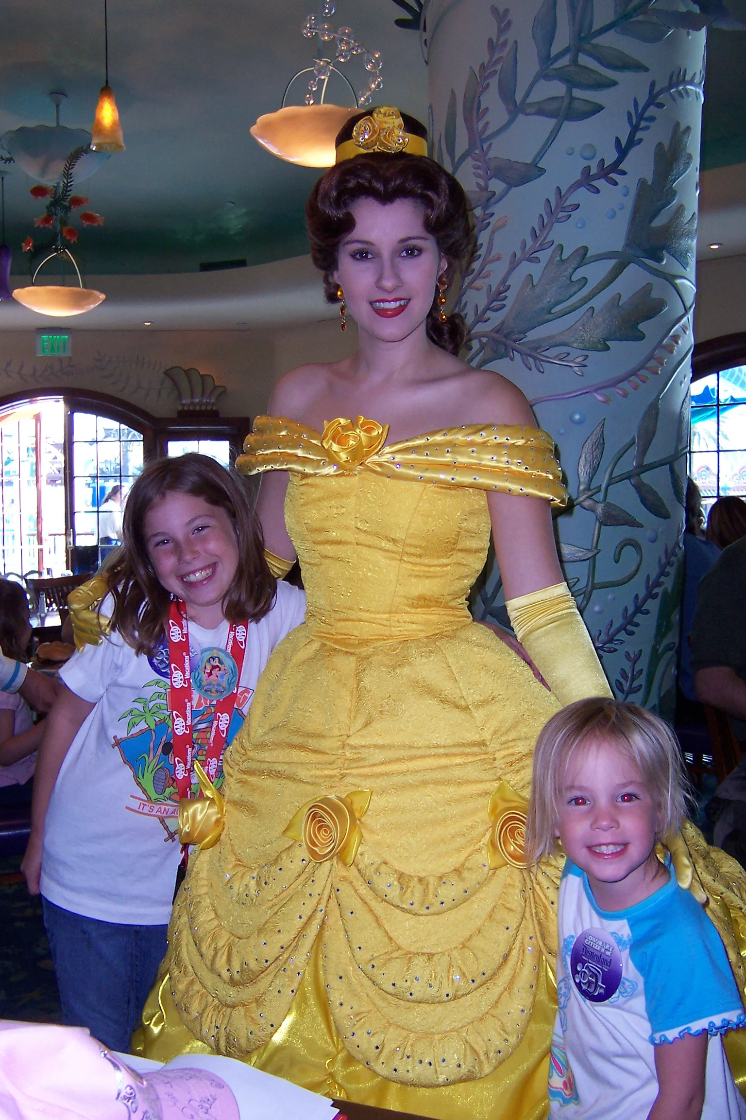 Belle at Ariel's Grotto California Adventure 2007