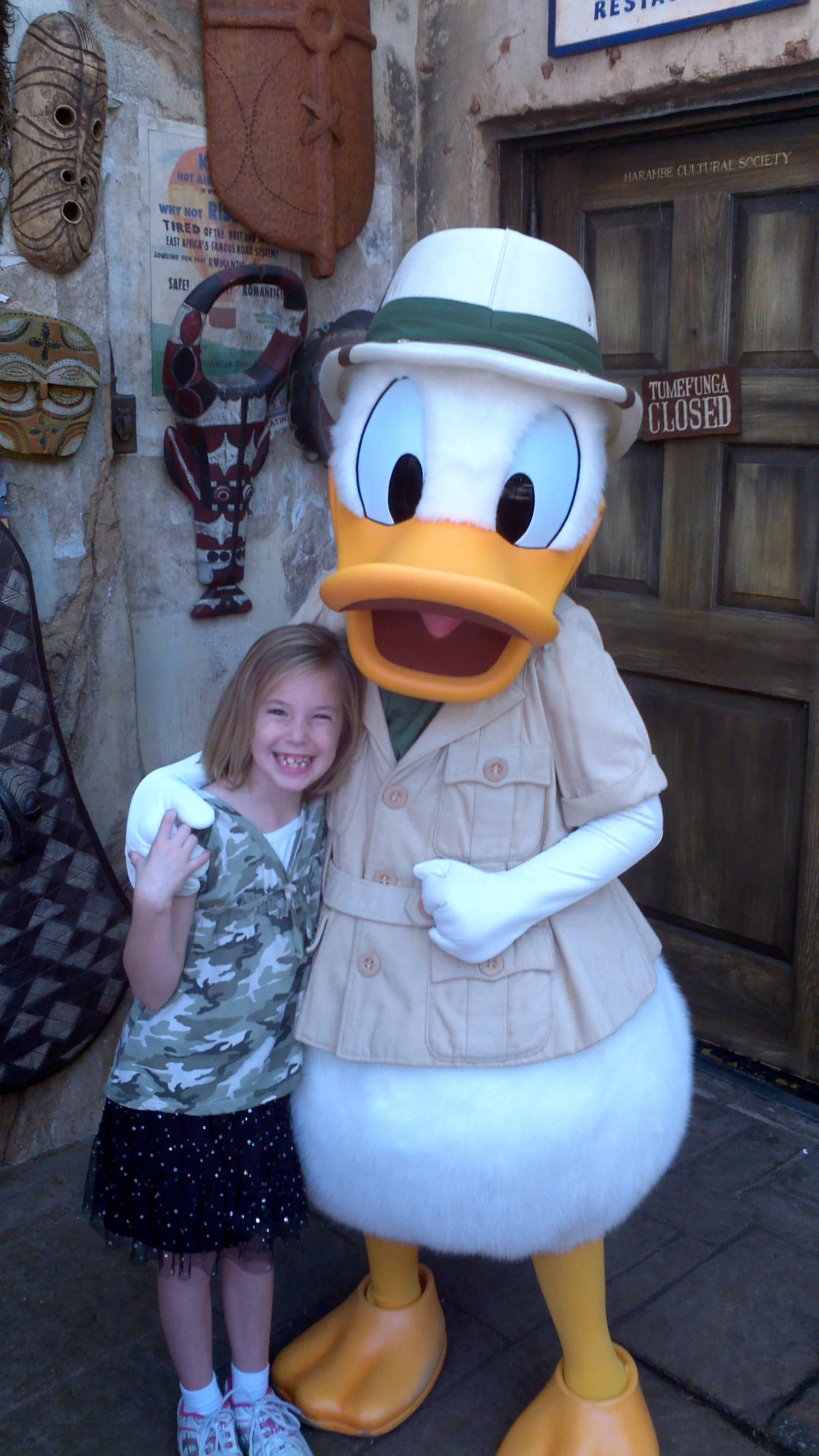 Donald Duck Animal Kingdom 2011