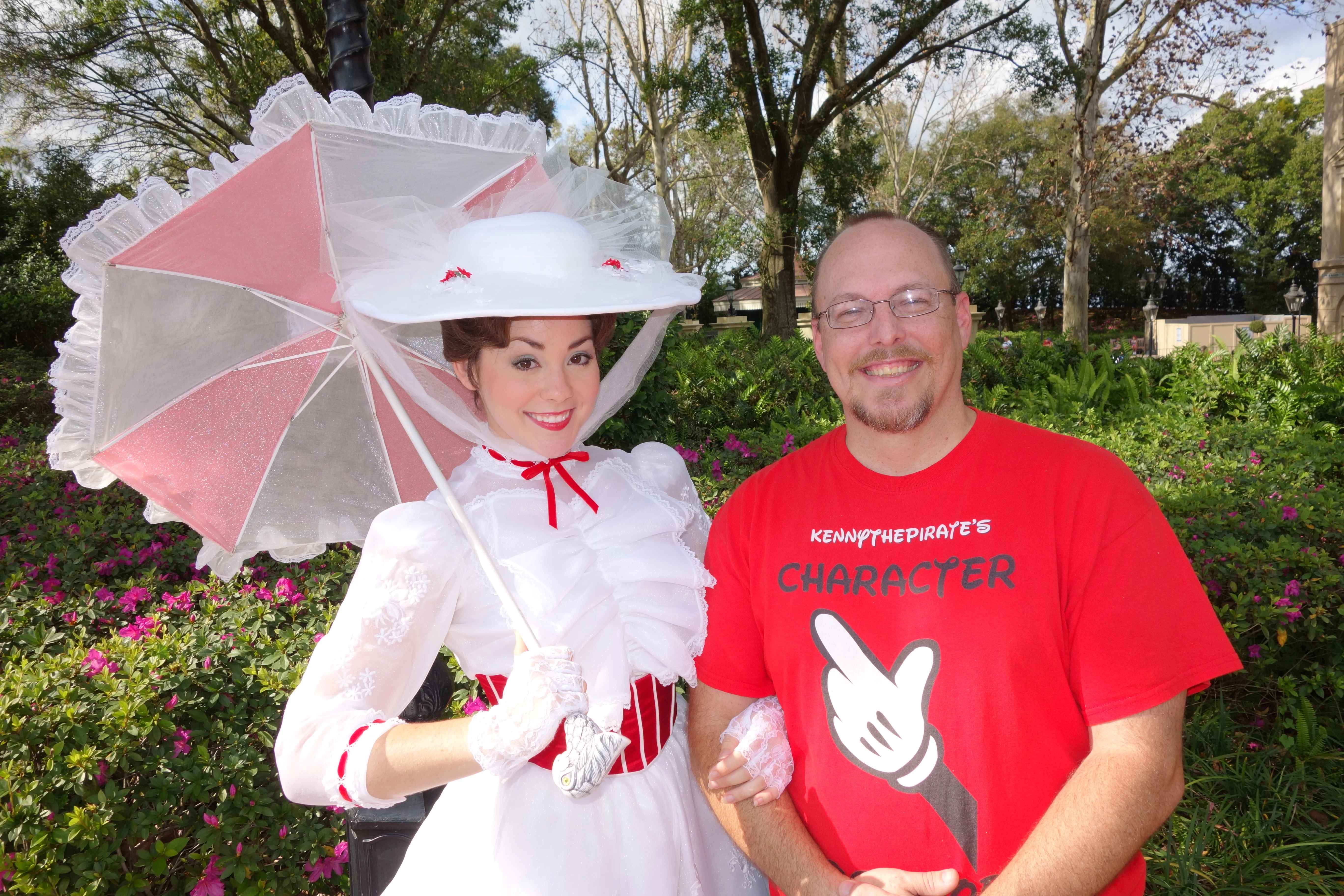 Mary Poppins at United Kingdom in Epcot 2013