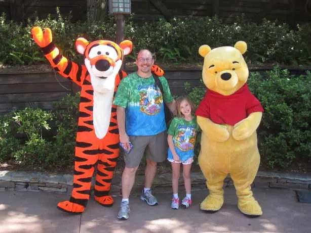 Tigger and Pooh Splash Mountain Exit 2012