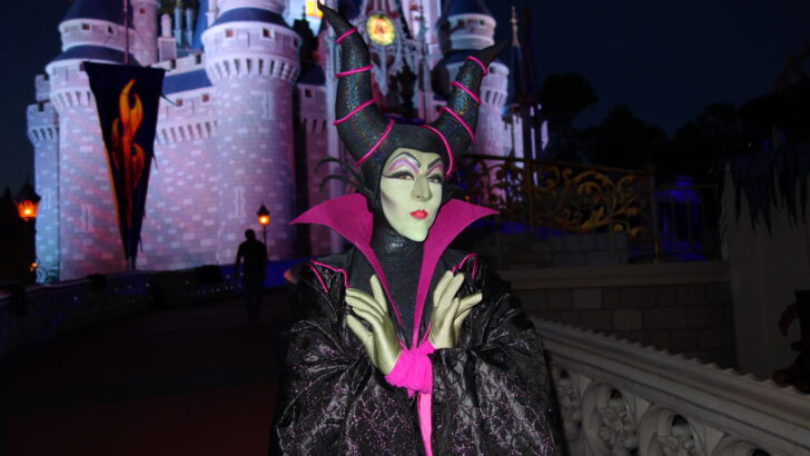 Maleficent face character receives new look for in-park meets