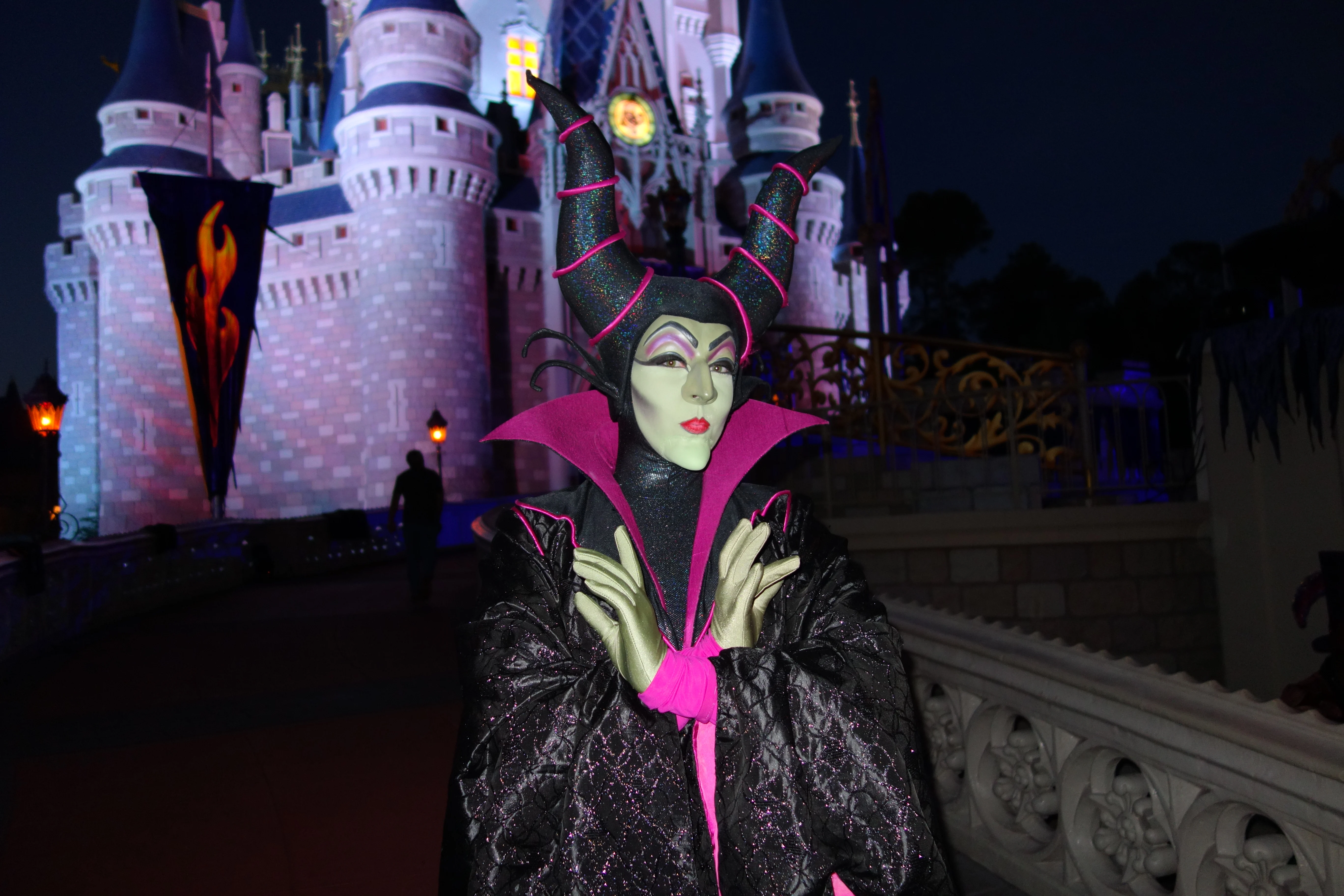Maleficent at Mickey's Not So Scary Halloween Party 2012