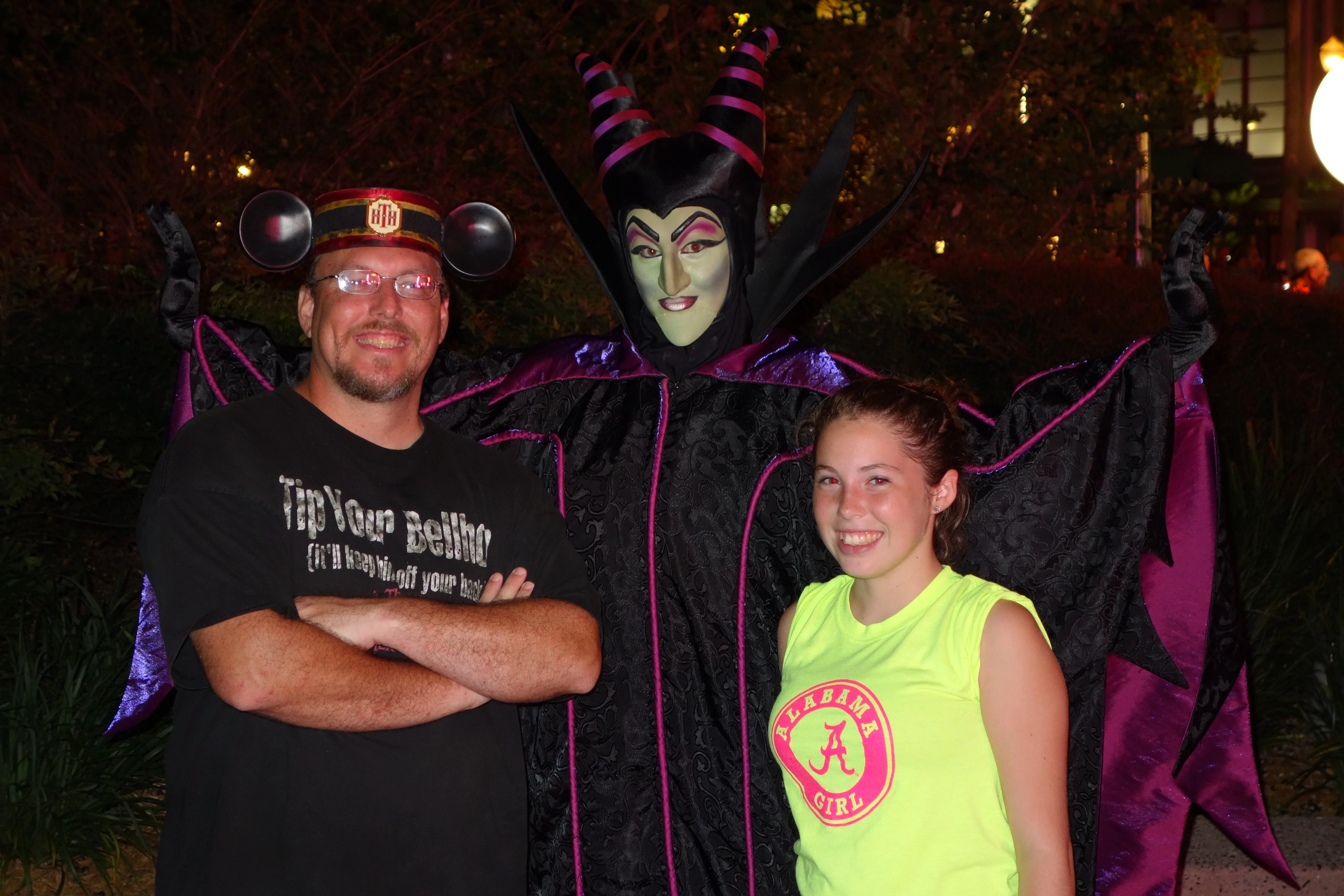 Maleficent at the Villains Bash 2012