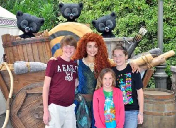 Merida at Disneyland 2012