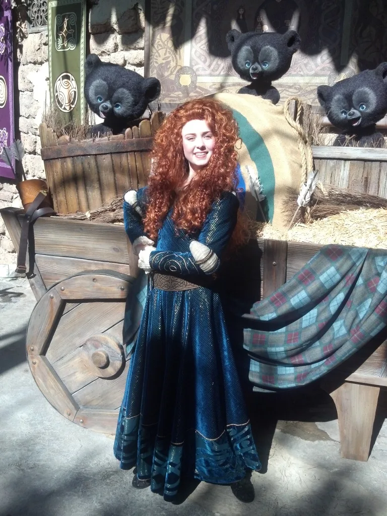 Merida at Magic Kingdom in Disney World