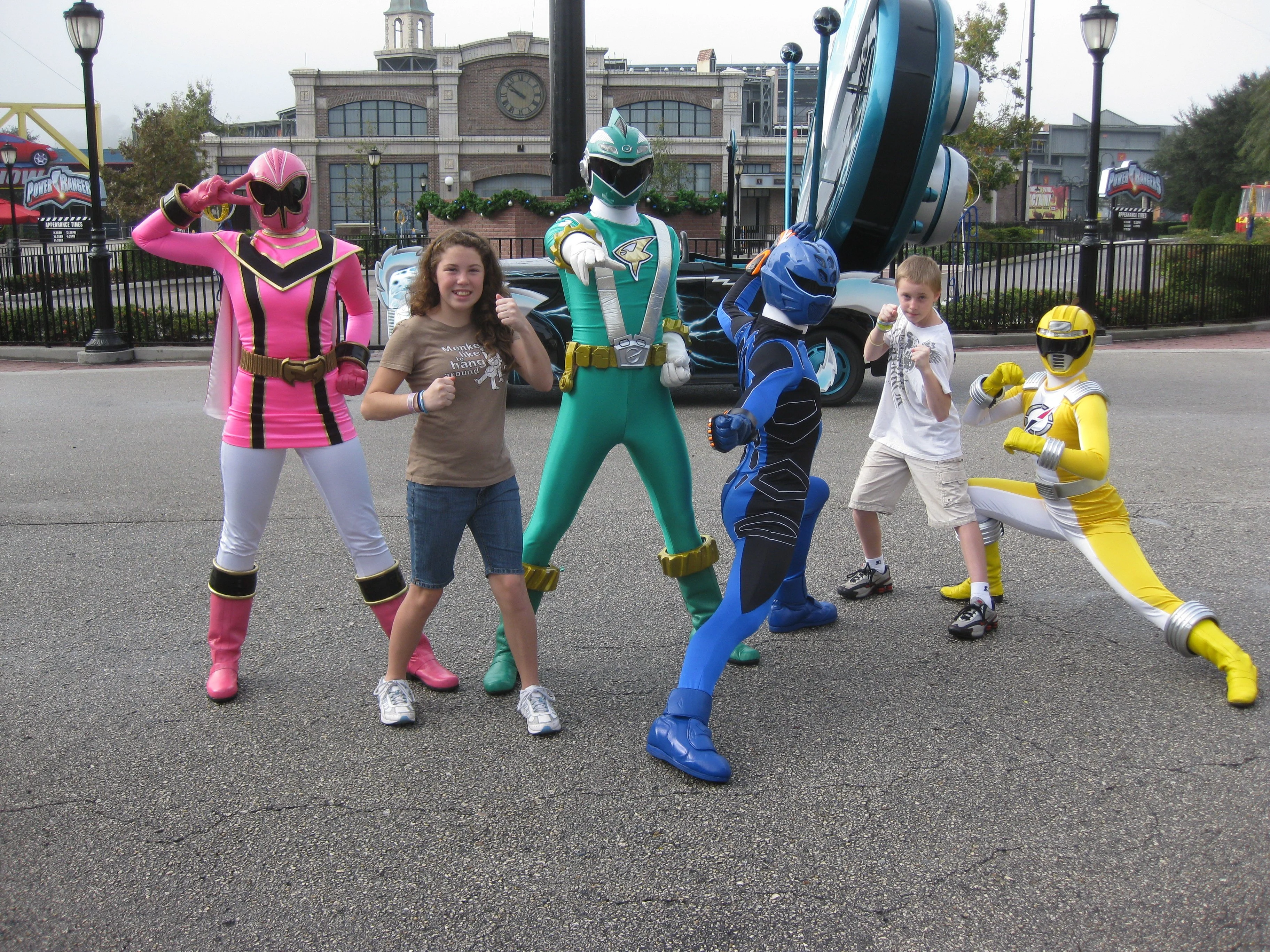 The Power Rangers were my older two children's favorite meet in WDW. They loved doing the karate style posing with the Rangers before they were retired. This photo was taken in 2009.