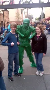Green Army Man at Hollywood Studios 2012
