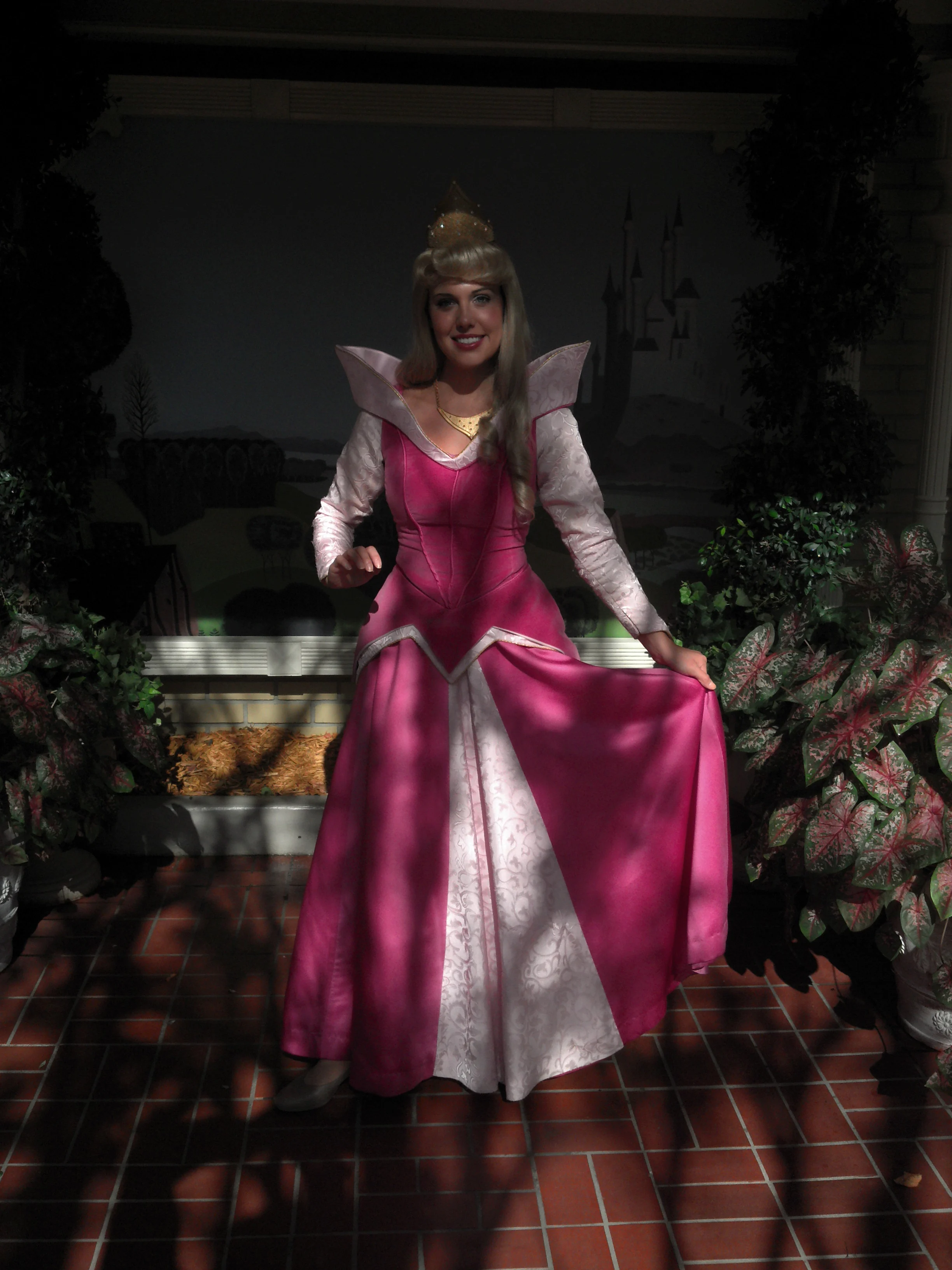 Aurora (Sleeping Beauty)  at City Hall in Magic Kingdom 2012