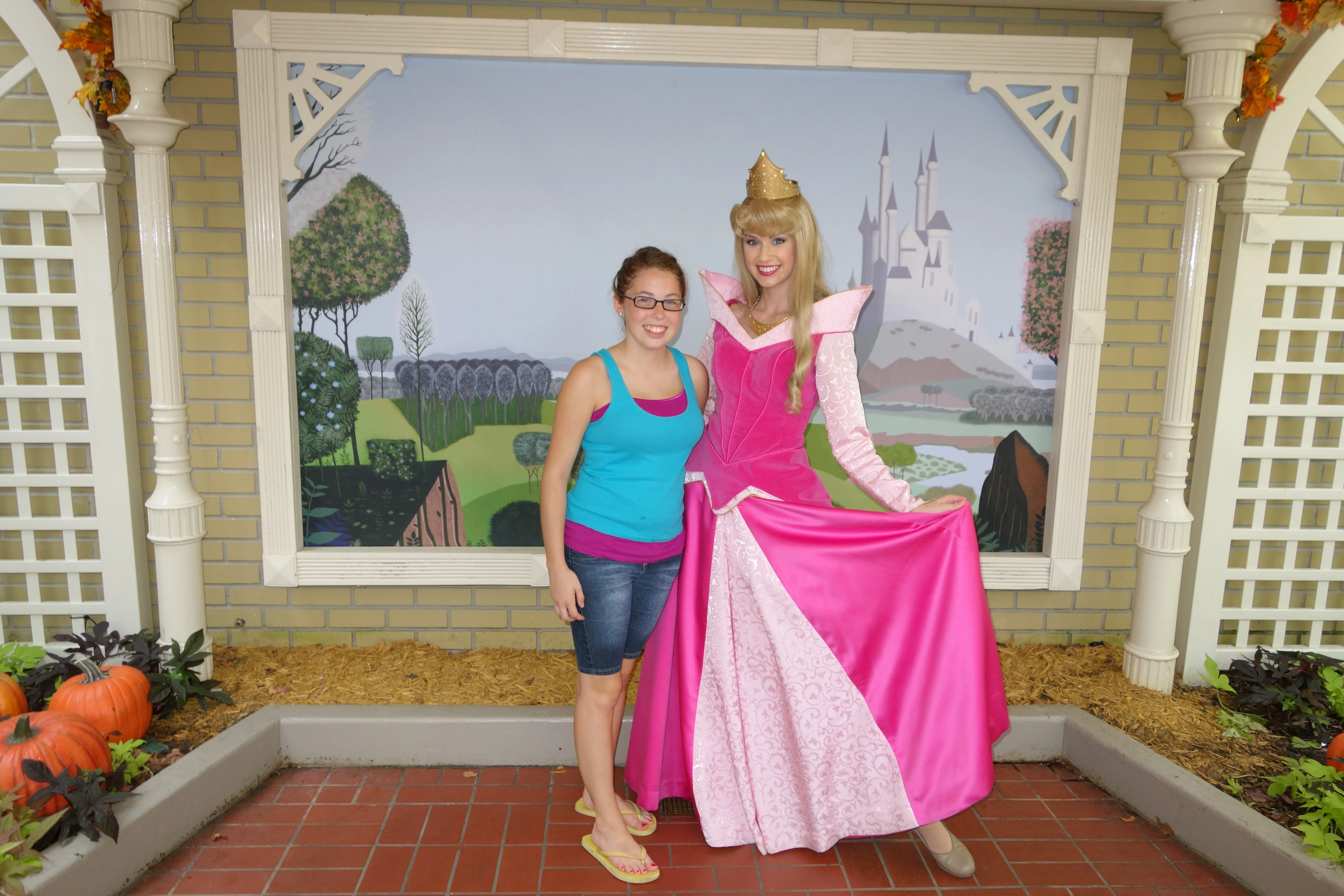 Aurora (Sleeping Beauty)  at City Hall in Magic Kingdom 2012