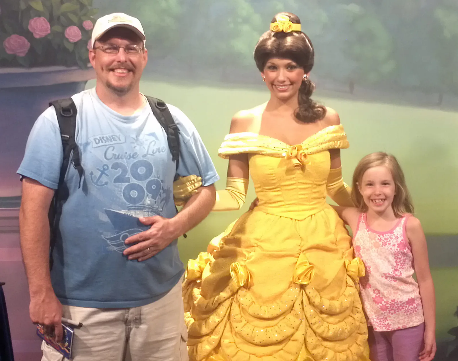 Belle at Town Square Theater in Magic Kingdom 2012
