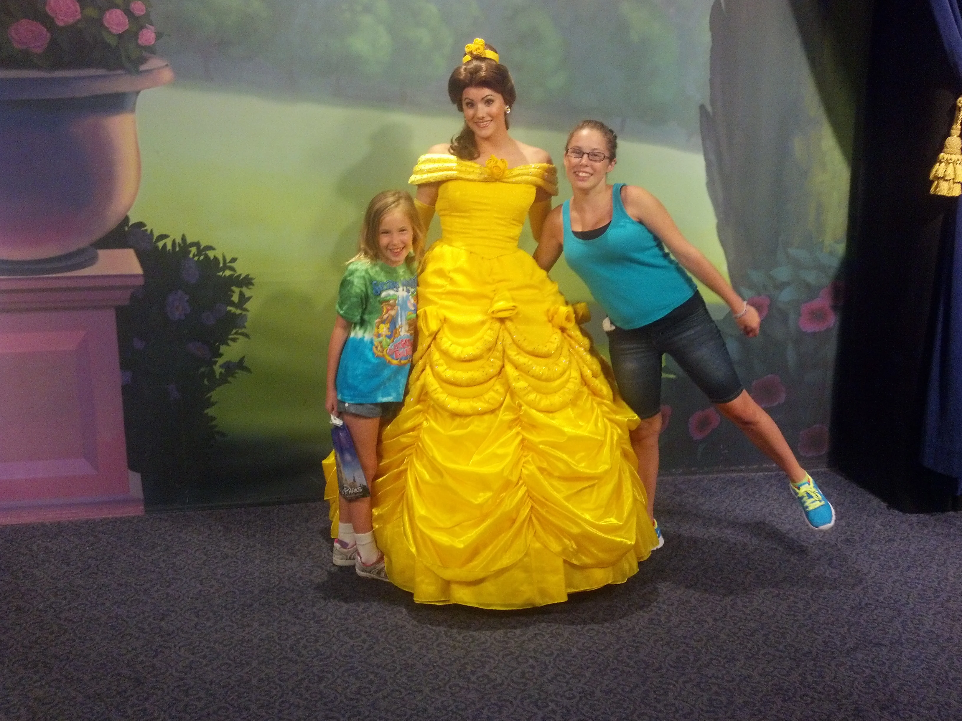 Belle at Town Square Theater in Magic Kingdom 2012