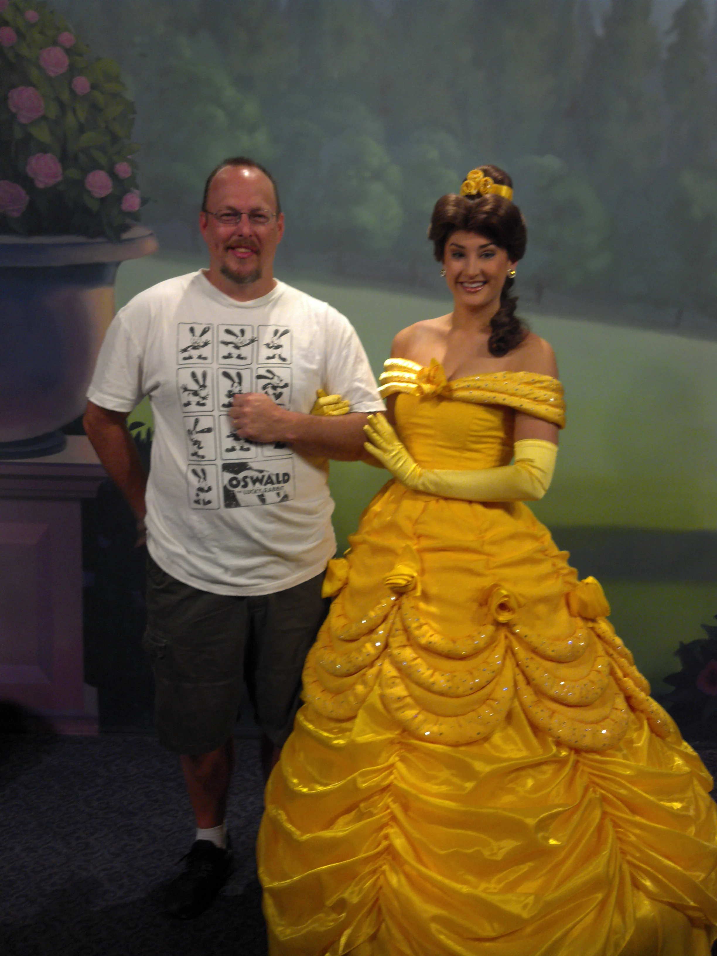 Belle at Town Square Theater in Magic Kingdom 2012