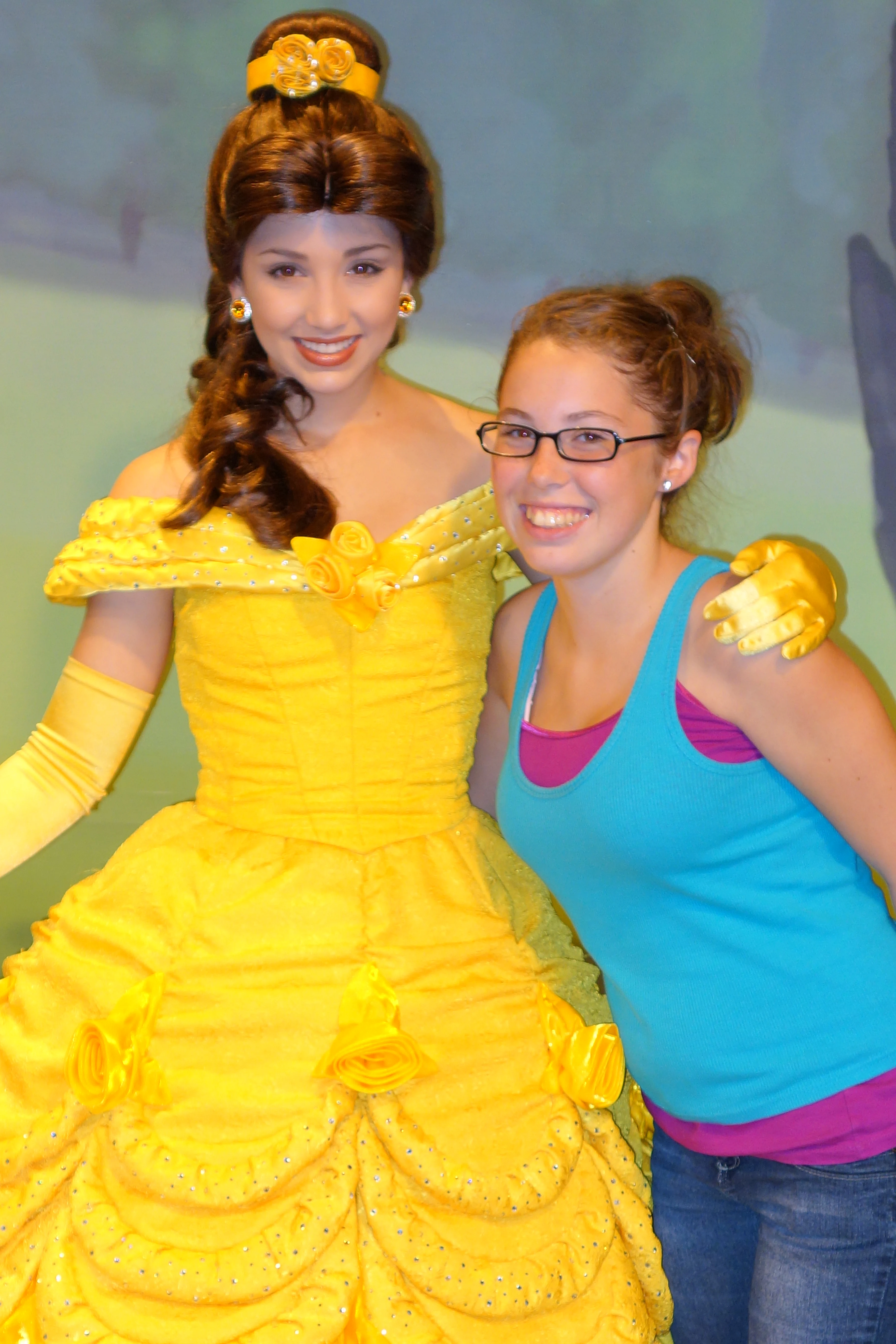 Belle at Town Square Theater in Magic Kingdom 2012