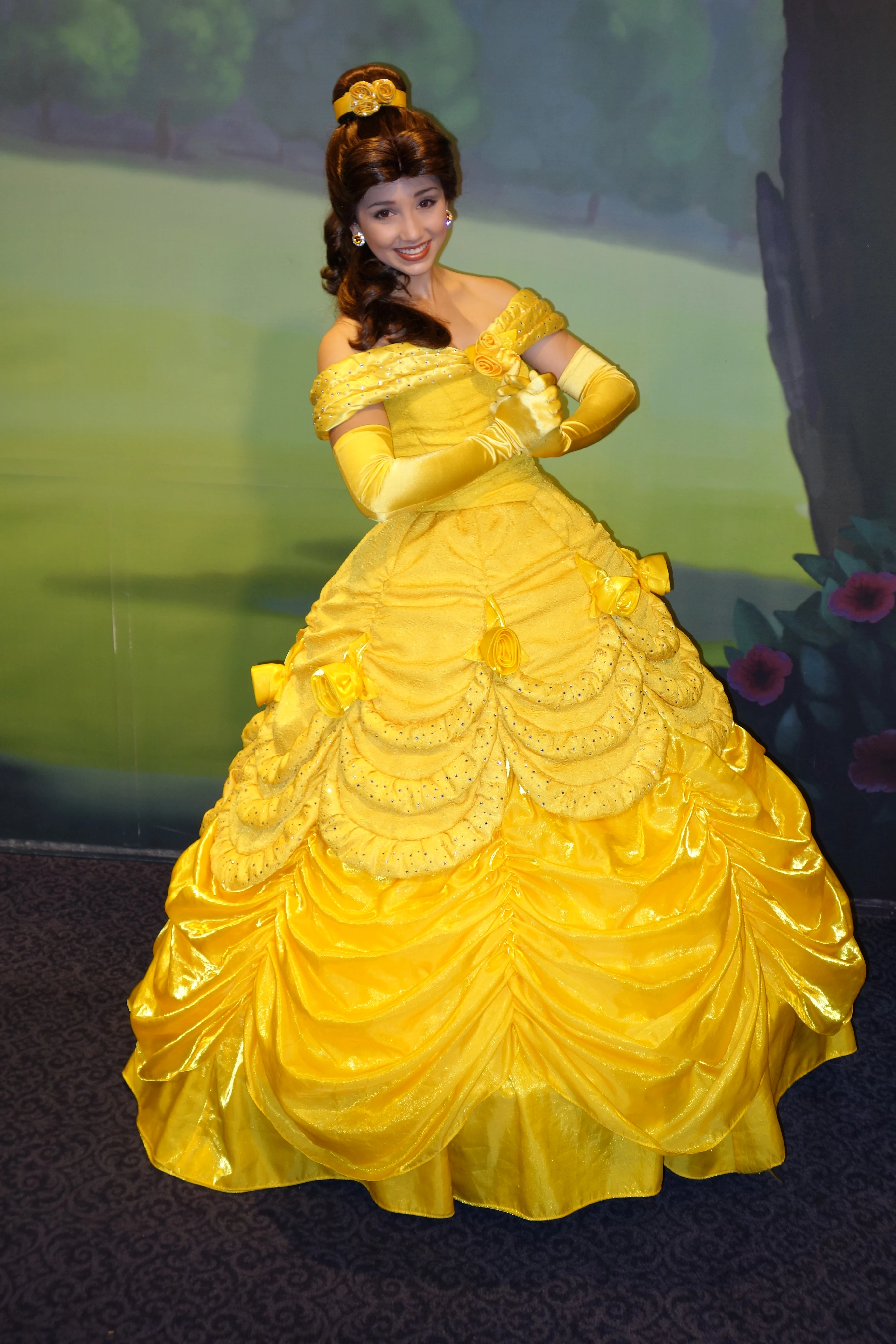 Belle at Town Square Theater in Magic Kingdom 2012