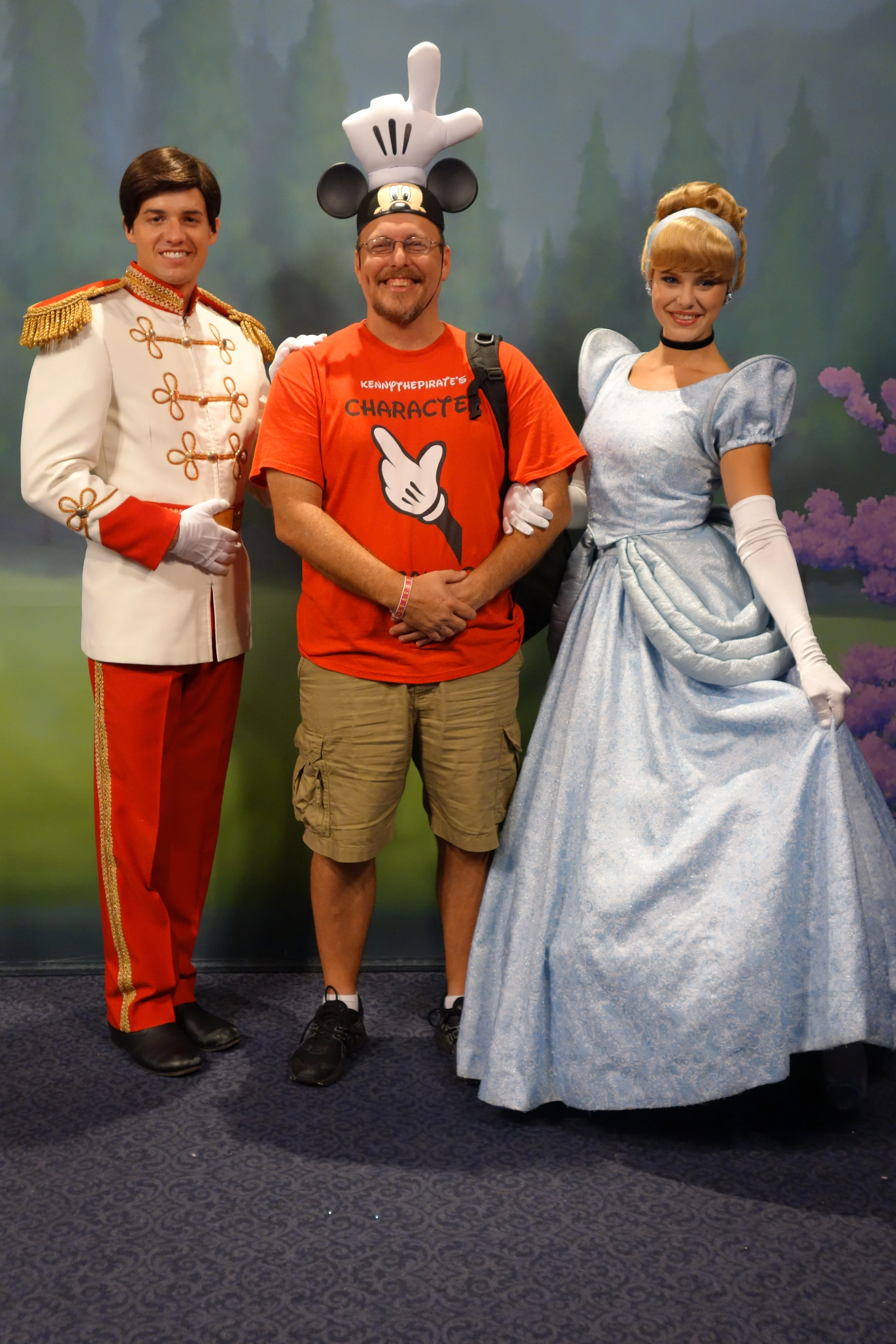 Cinderella and Prince Charming at Town Square Theater in Magic Kingdom 2012 Halloween Party