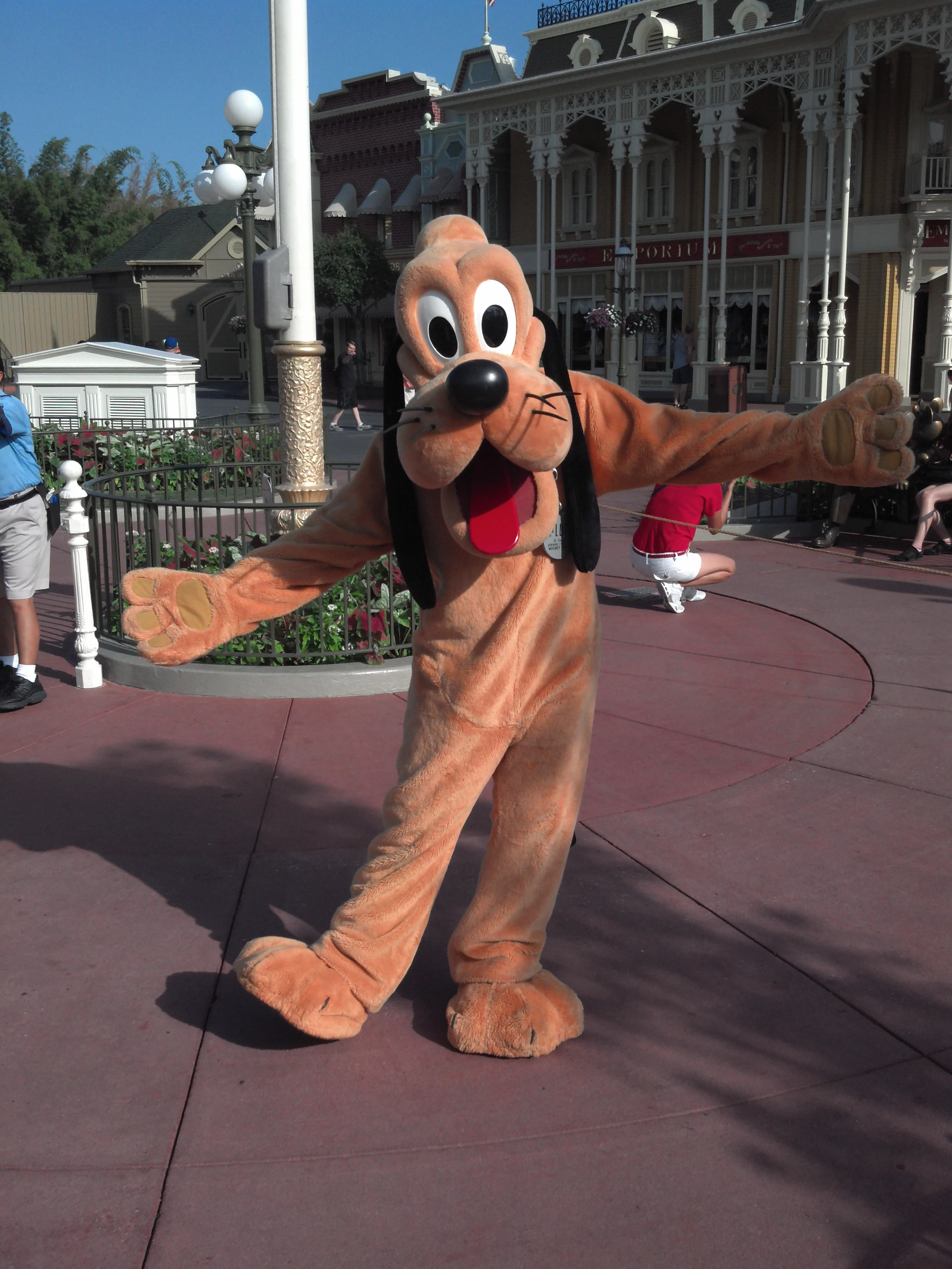 Pluto at Magic Kingdom 2012