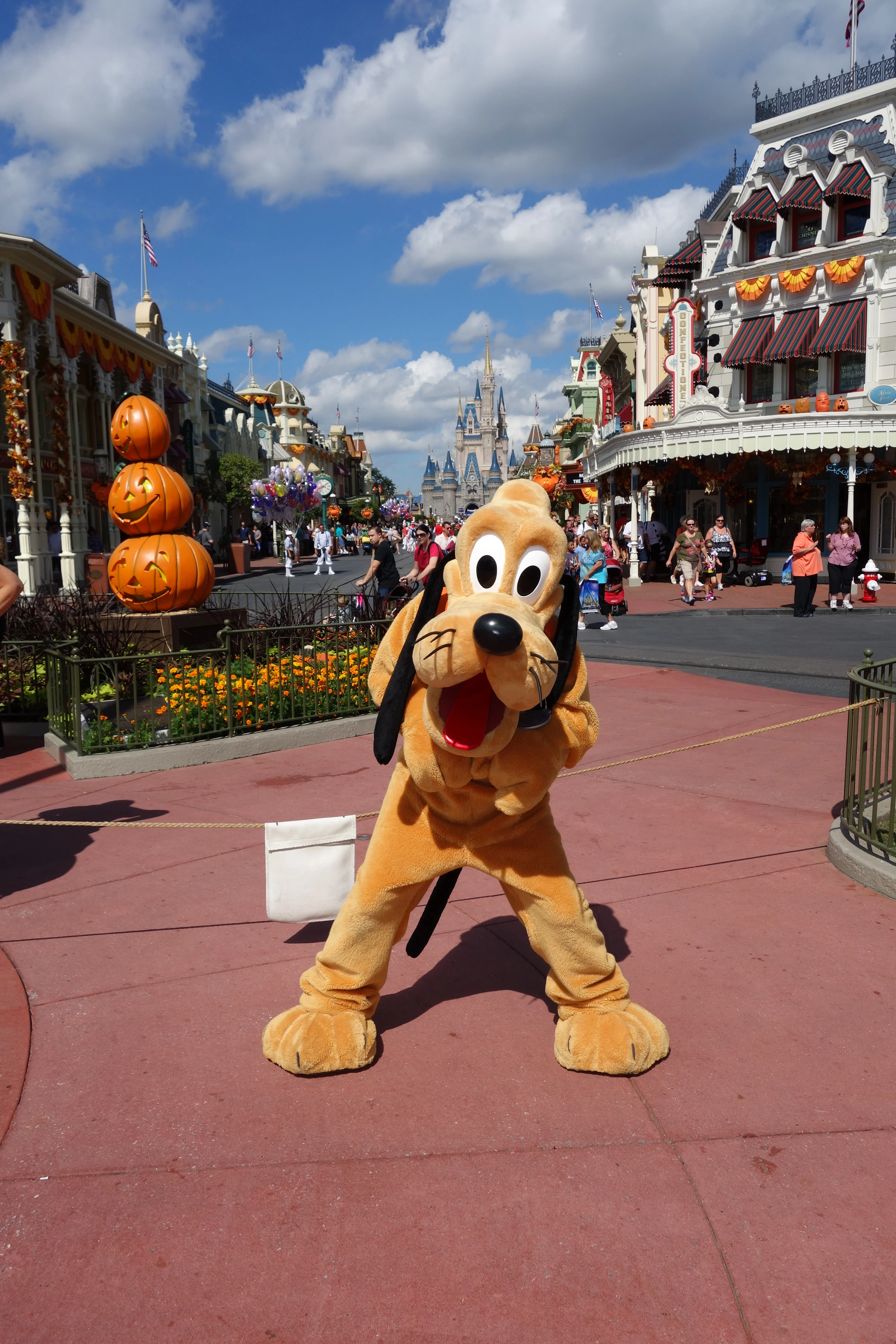 Pluto at Magic Kingdom 2012