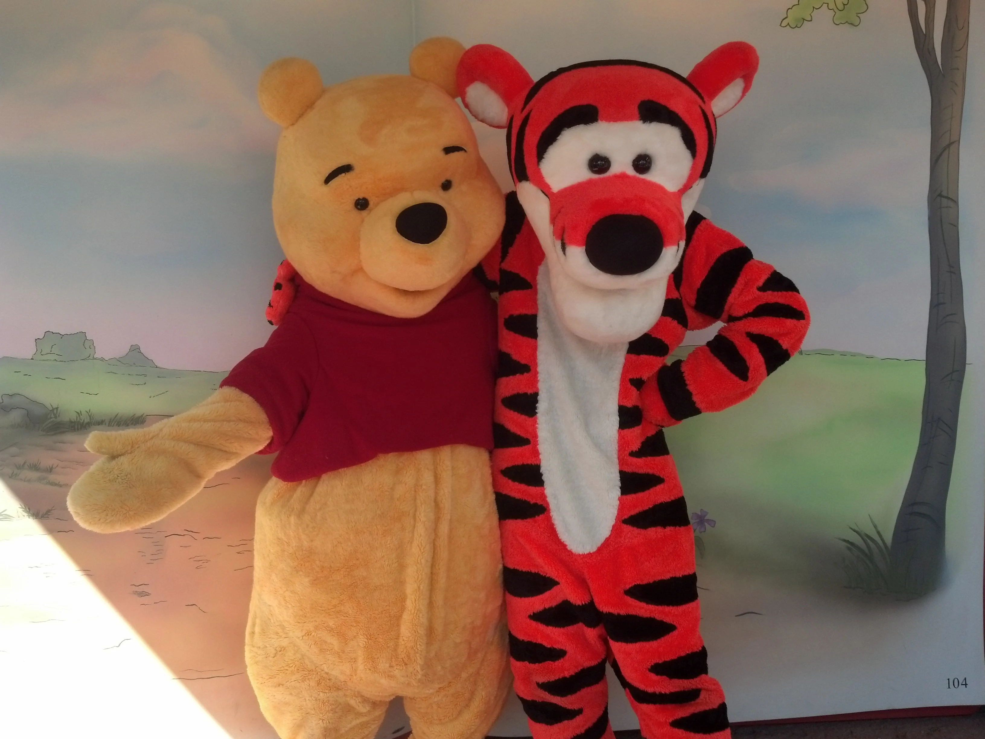 Tigger and Pooh Fantasyland Magic Kingdom 2012