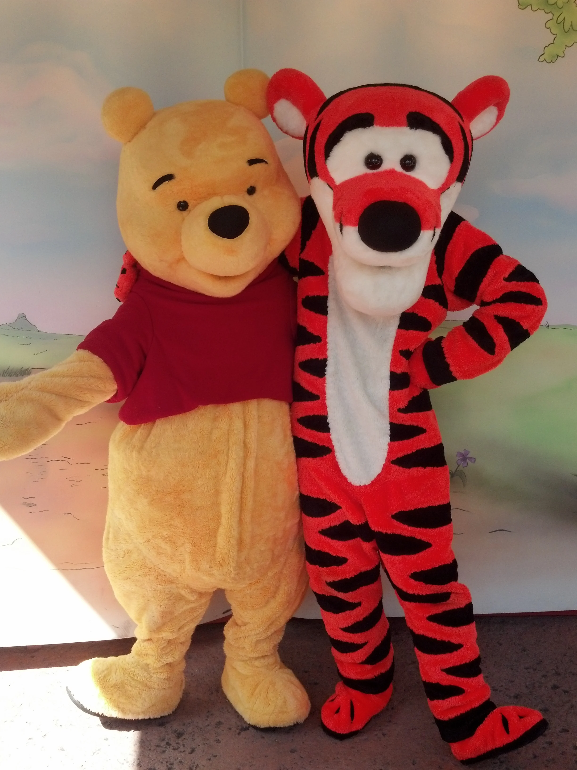 Tigger and Pooh Fantasyland Magic Kingdom 2012