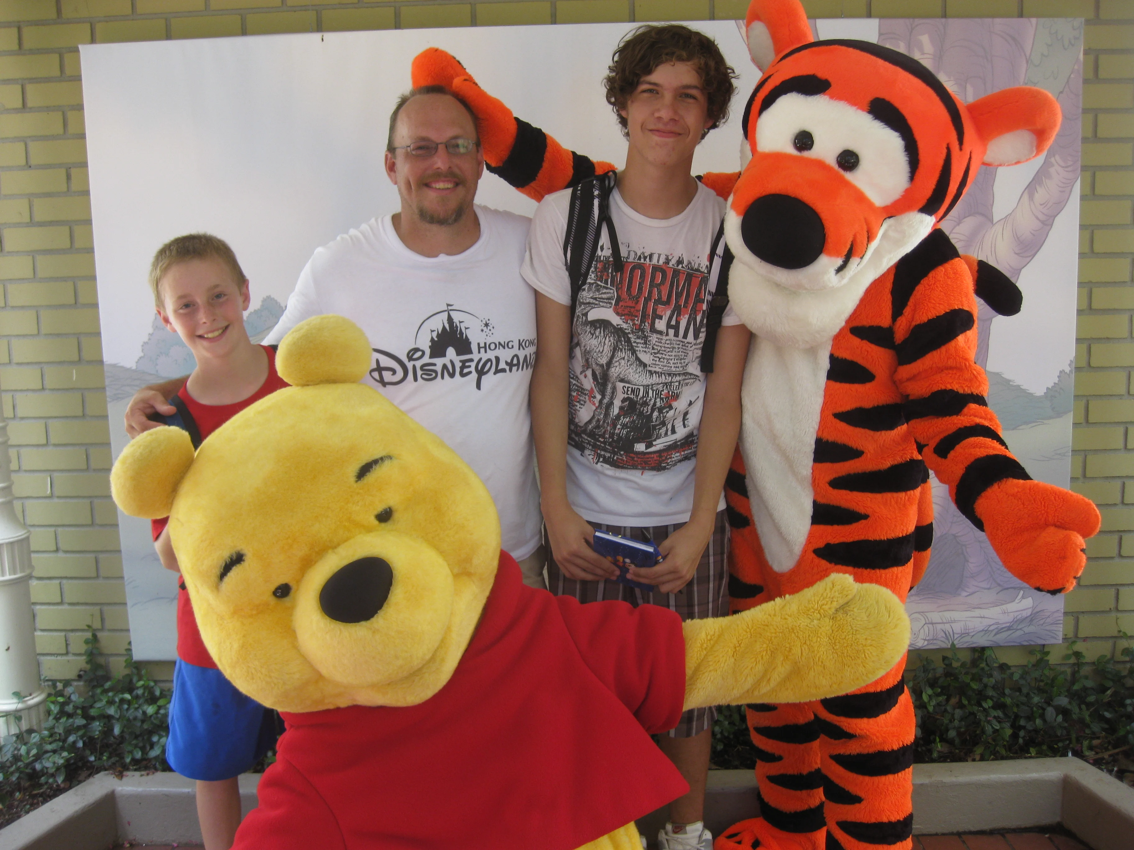 Tigger and Pooh City Hall Magic Kingdom 2010