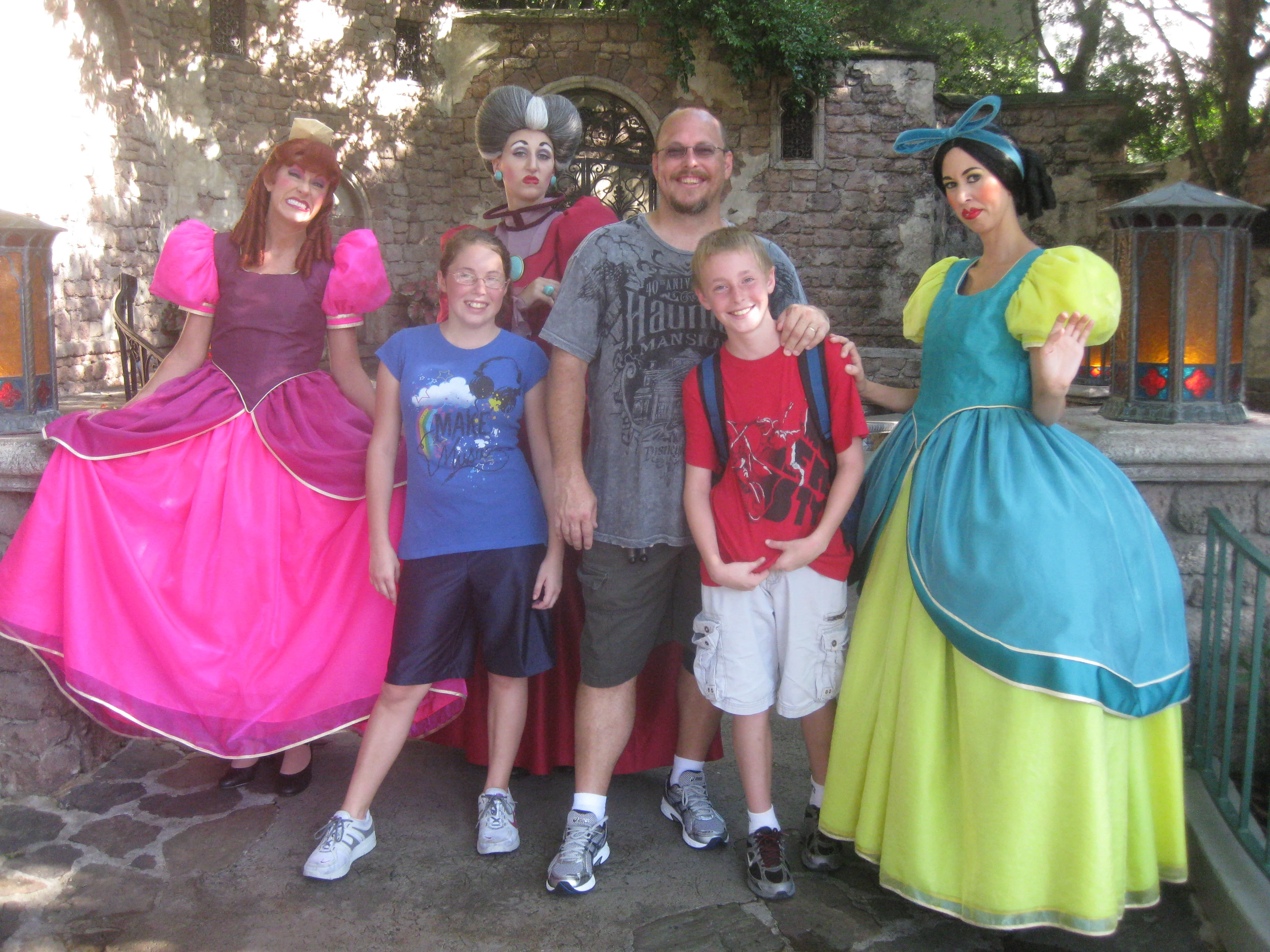 Anastasia, Drizella and Lady Tremaine Magic Kingdom 2010
