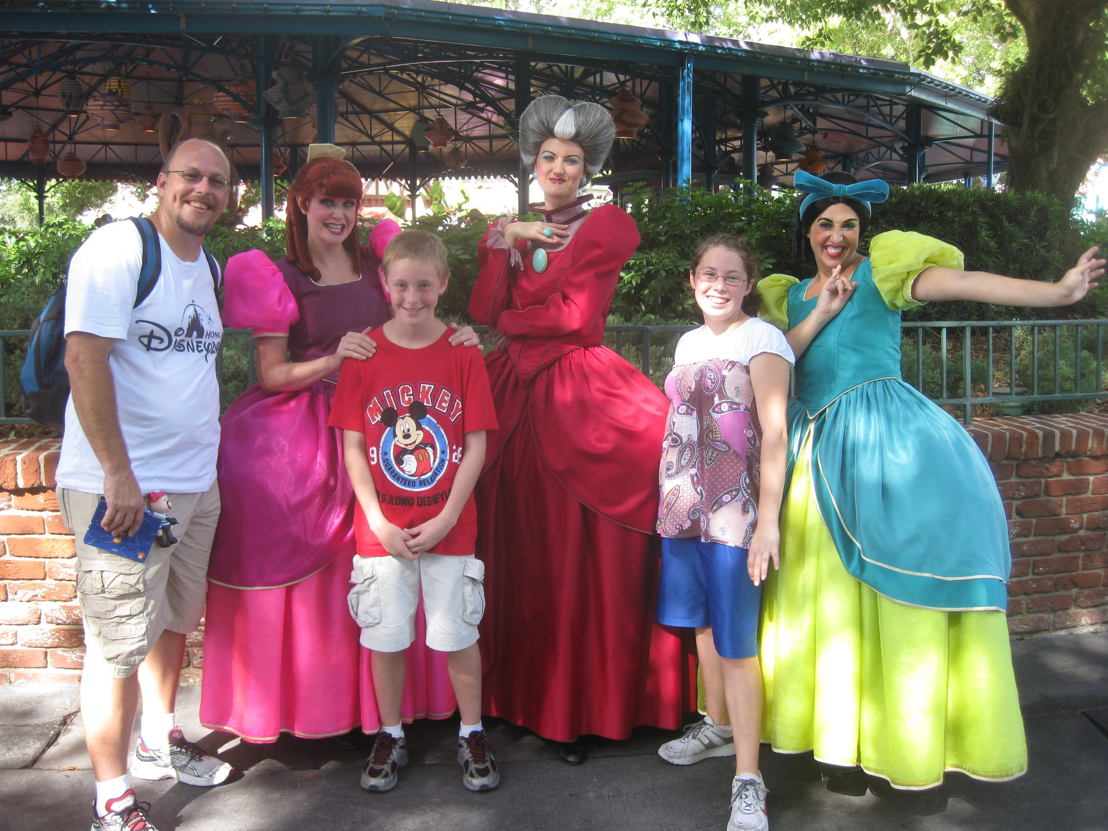 Anastasia, Drizella and Lady Tremaine Magic Kingdom 2010