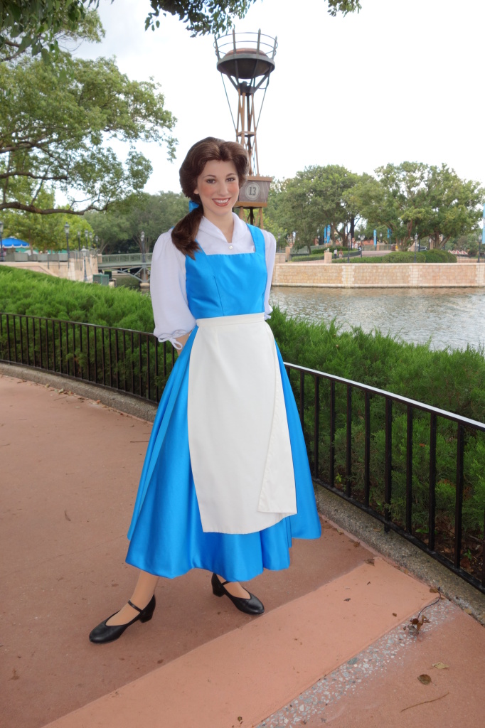 Belle in France at Epcot