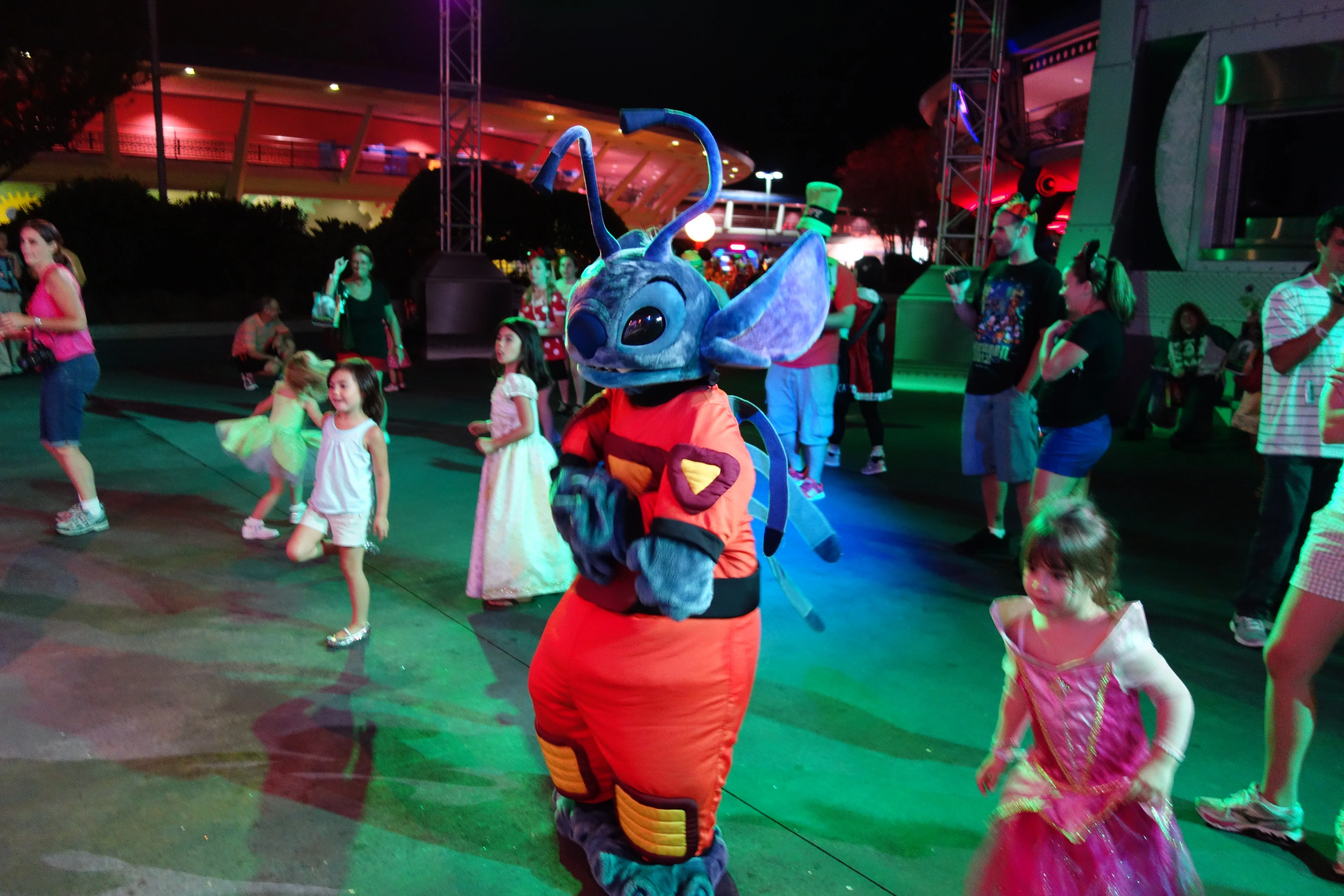 Stitch at Mickey's Not So Scary Halloween Party 2012