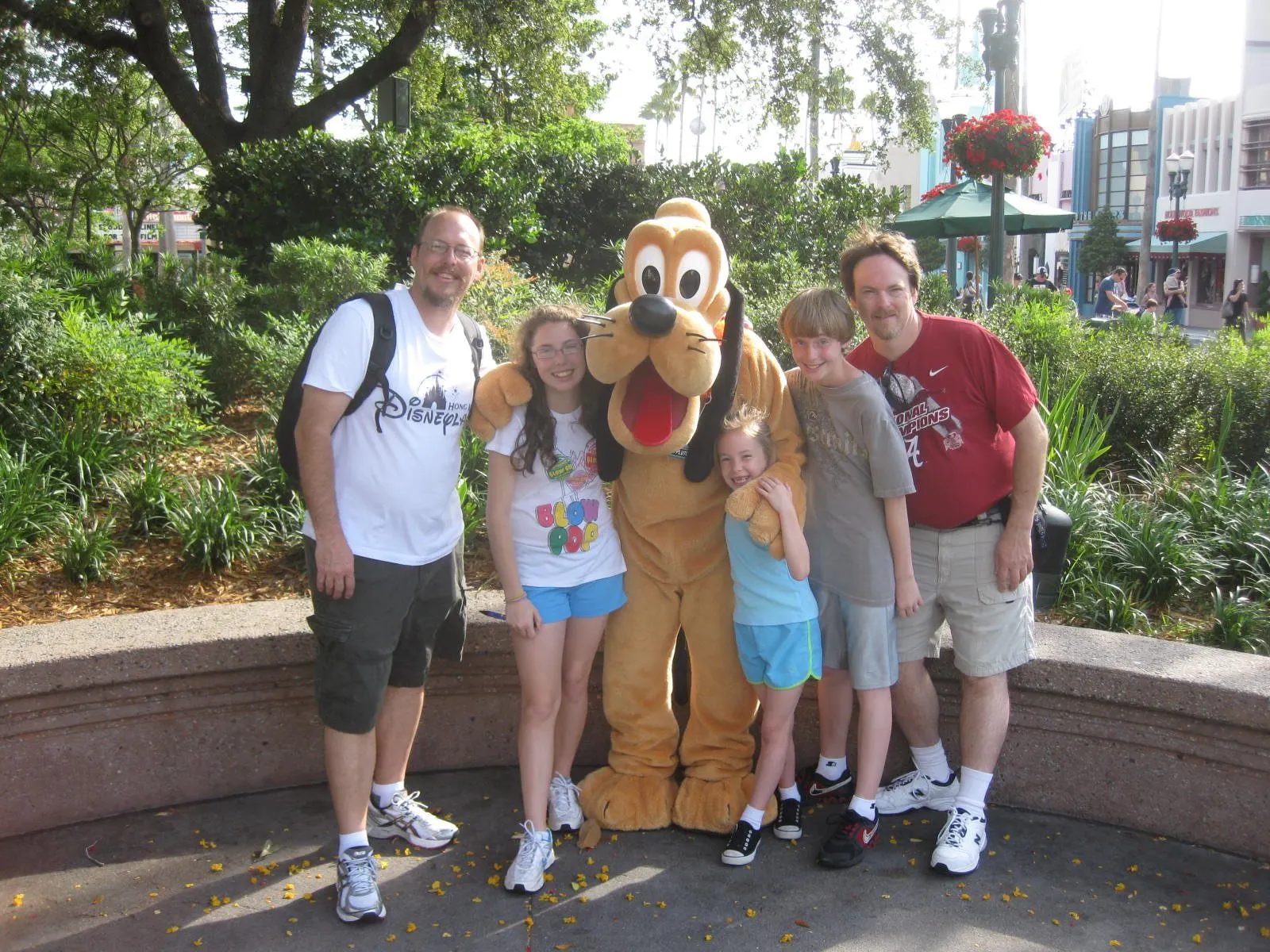 Pluto and Goofy at Hollywood Studios 2012