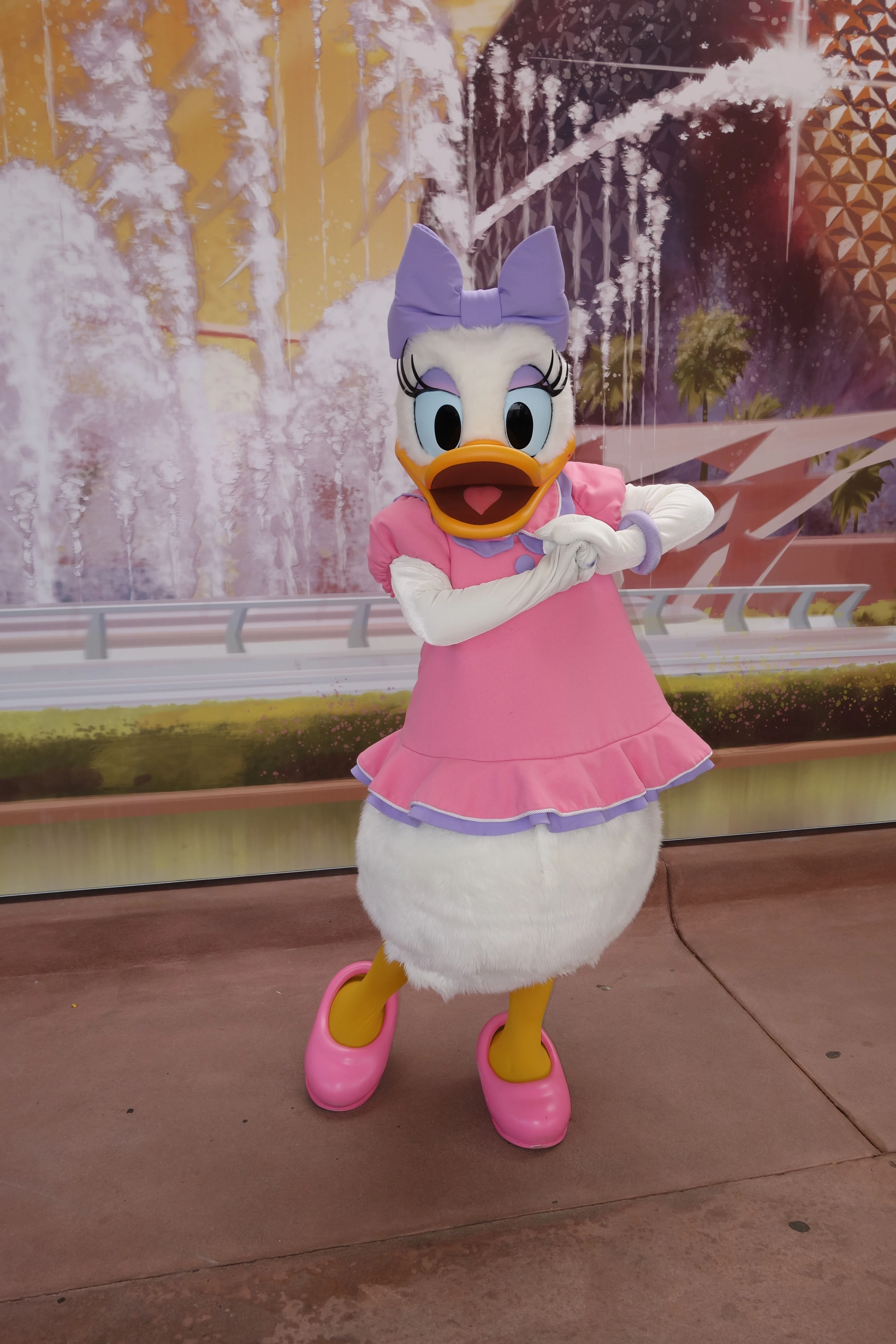 Daisy Epcot entrance 2013