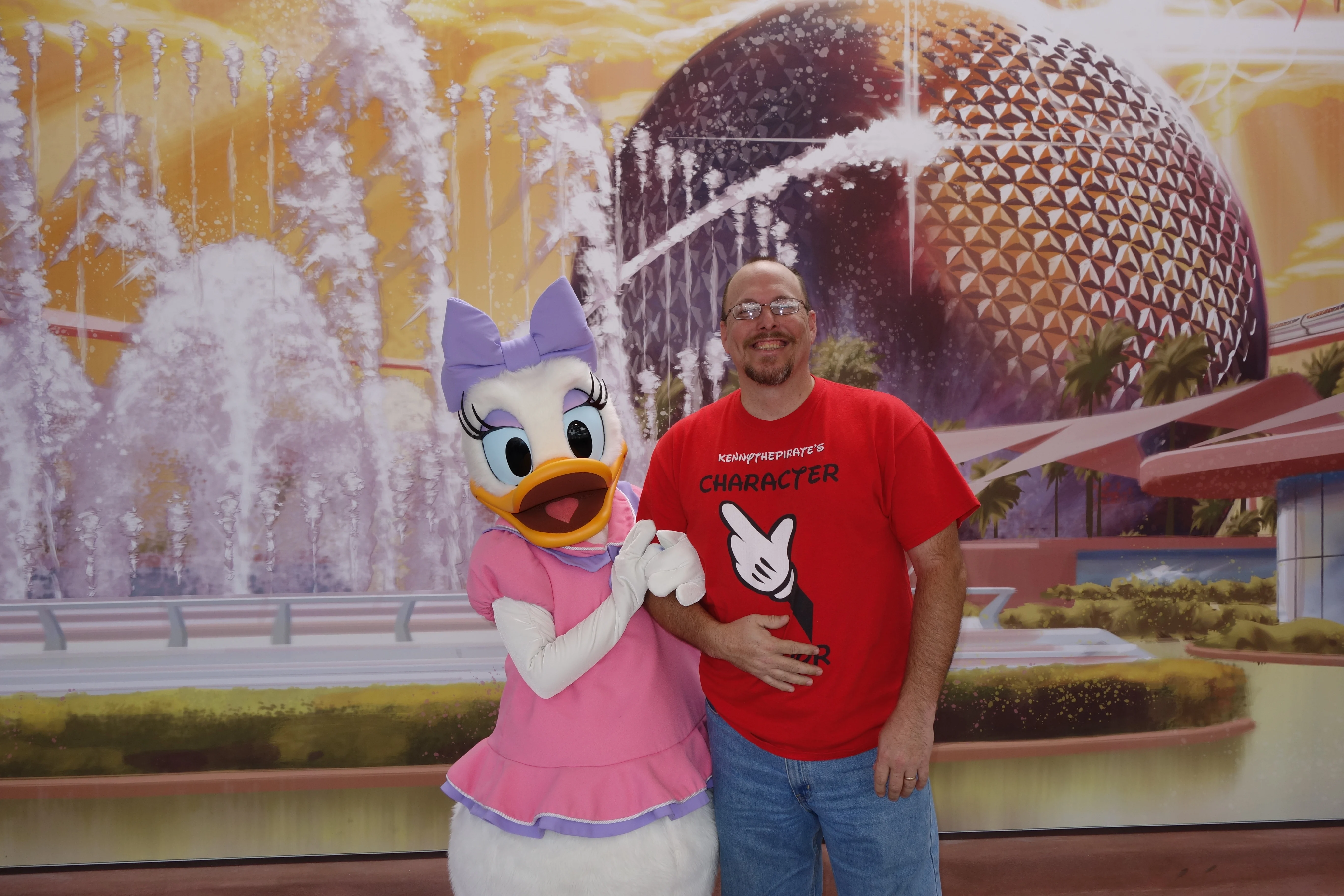 Daisy Epcot entrance 2013