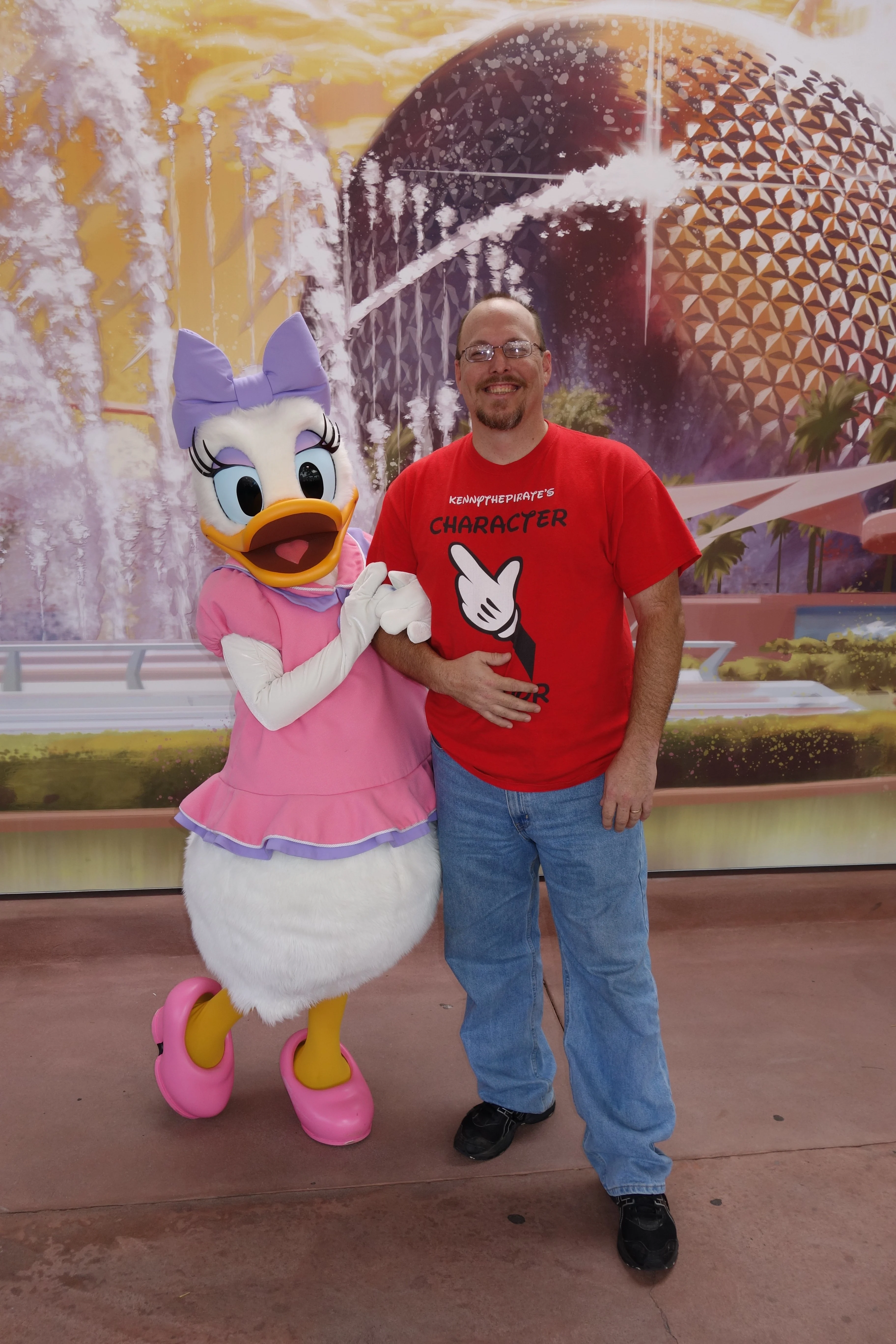 Daisy Epcot entrance 2013