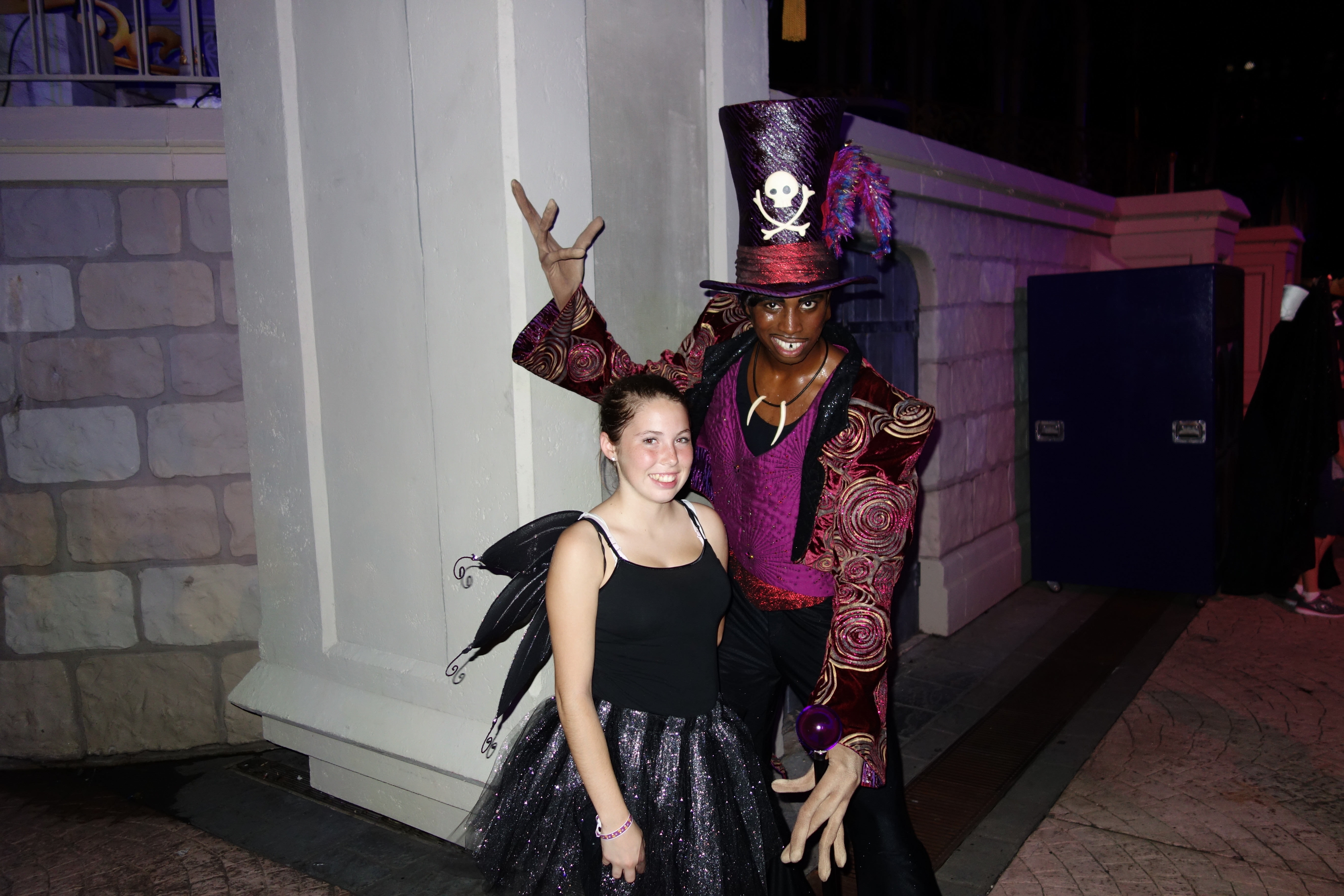 Dr Facillier aka Shadowman at Mickey's Not So Scary Halloween Party 2012