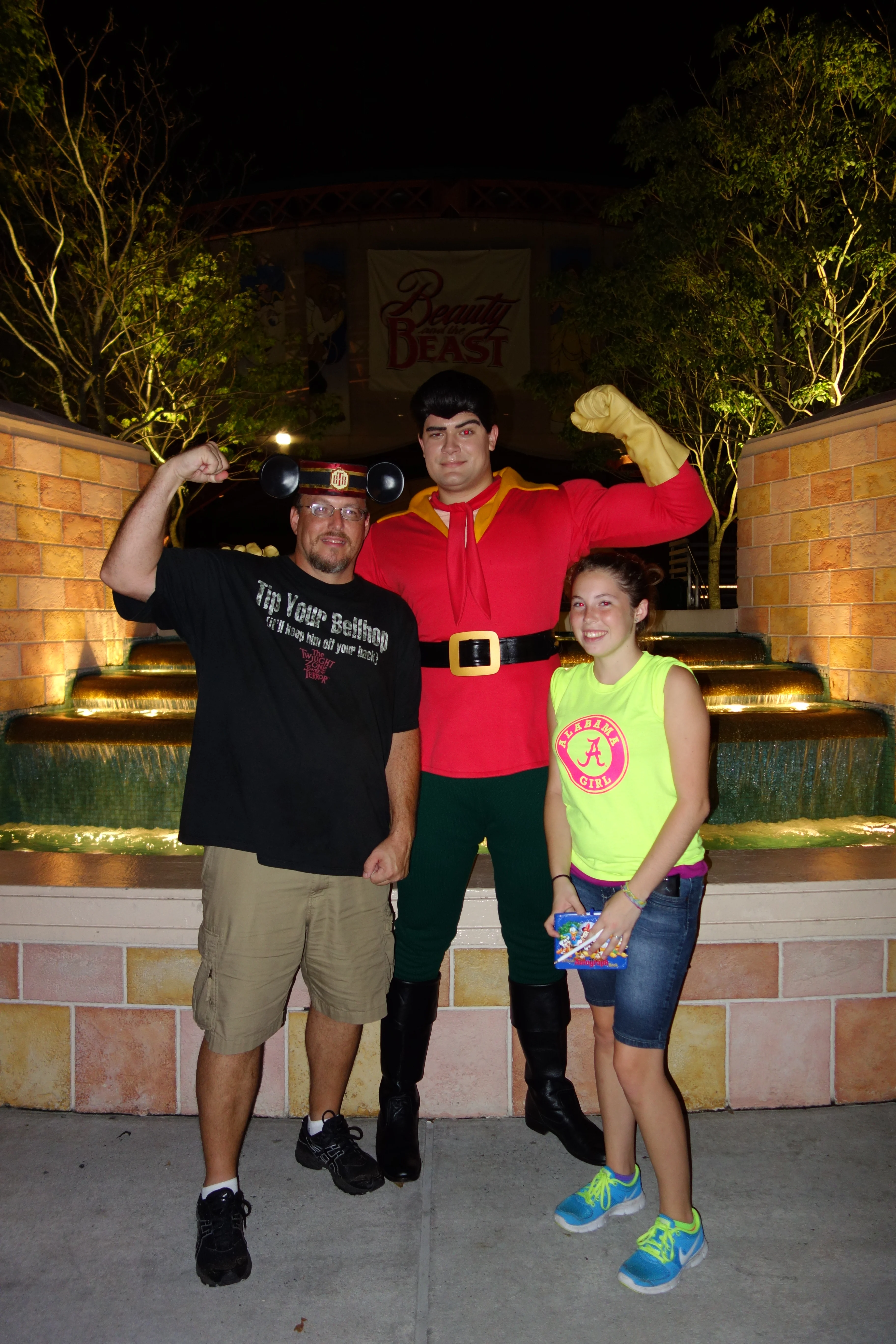 Gaston at the Villains Bash - September 2012
