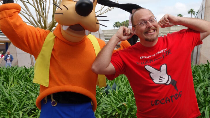 Pluto and Goofy have switched places and schedules at Epcot