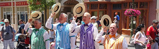 Dapper Dans at Magic Kingdom