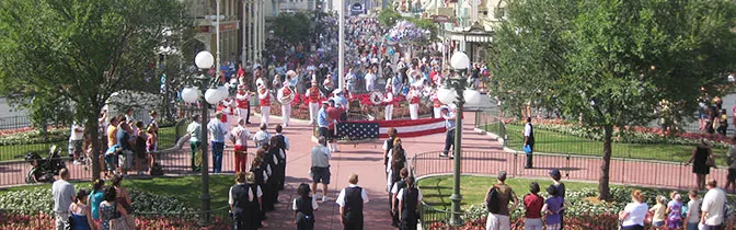 Flag Retreat at Magic Kingdom
