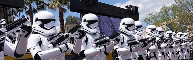 March of the First Order at Hollywood Studios