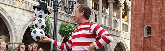 Sergio the Italian Juggler Epcot Italy