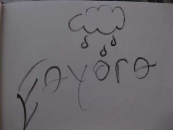 eeyore autograph